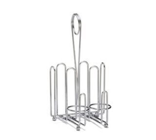 Tablecraft Chrome Plated Combination Rack w/ All 12 oz Squeeze Dispensers