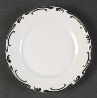 Heinrich   H&C Platinum Baroque Bread & Butter Plate, Fine China Dinnerware   Sc