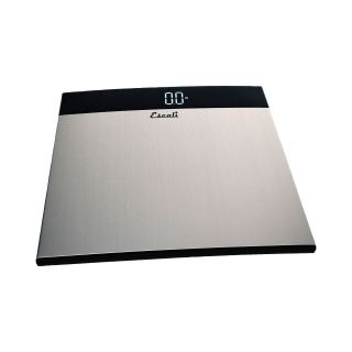 Escali Ultra Slim Stainless Steel Body Weight Scale S200, Silver