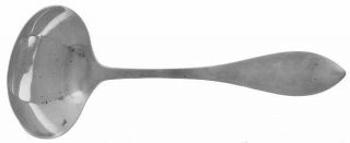 Dominick & Haff Pointed Antique (Sterling,1895) Solid Piece Cream Ladle   Sterli