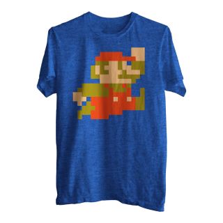 Big Little Mario Short Sleeve Tee, Mens