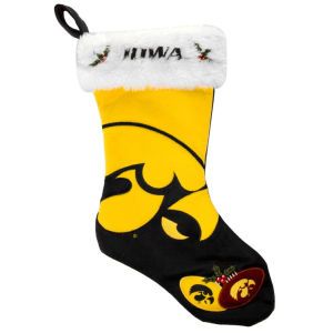 Iowa Hawkeyes Forever Collectibles Team Logo Stocking