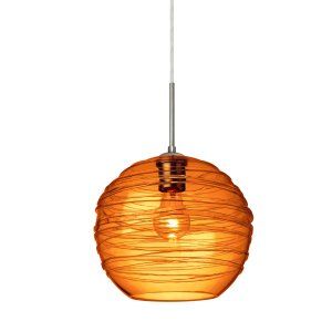 Besa Lighting BEL 1JT 462782 SN Wave 10 1 Light Pendant