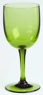 Sasaki Romance Green Wine Glass   Green