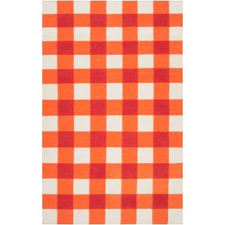 Country Living Hand woven Orange High Kite Wool Rug (36 X 56)
