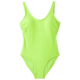 Xhilaration Juniors 1 Piece Swimsuit  Key Lime XS