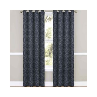Eclipse Patricia Grommet Top Thermal Blackout Curtain Panel, Blue