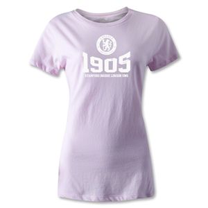 hidden Chelsea Womens Distressed T Shirt (Pink)
