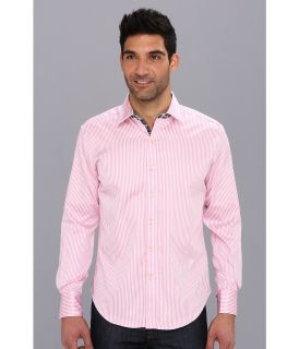 Robert Graham Excalibur L/S Woven Mens Long Sleeve Button Up (Pink)
