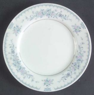 Society (Japan) Harmony Bread & Butter Plate, Fine China Dinnerware   Pink & Blu
