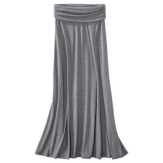 Merona Womens Convertible Knit Maxi Skirt   Heather Gray   XXL