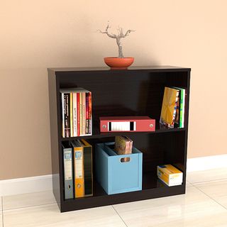 Inval Espresso Bookcase/ Hutch (Espresso, wenge Materials Melamine, engineered wood, metalFinish P2 engineered wood board laminated in double faced durable Espresso/wenge melamineStain, heat and scratch resistantPlastic base glidersThe functional modern