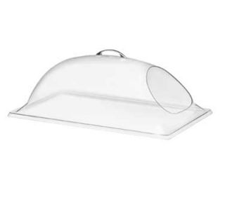 Cal Mil Dome Chafer & Display Cover w/ 1 End Cut Out, 12 x 20 x 7.5 in H