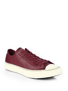 Converse Craft Leather Sneakers   Burgundy