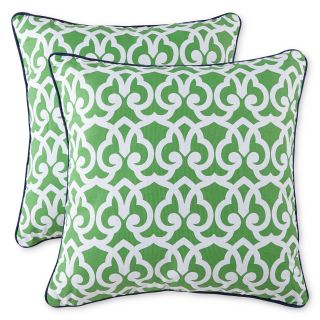 Ironwork 2 pk. Decorative Pillows, Emerald (Green)