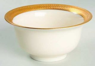 Lenox China Lenox Liners (Cream, Gold Trim) Decoration #P67 Bouillon Liner, Fine