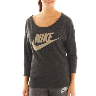 Nike Gym Vintage Pullover, Black, Womens