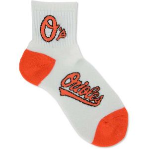 Baltimore Orioles For Bare Feet Ankle White 501 Sock