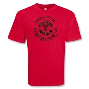 Euro 2012   Manchester United Propery Soccer T Shirt (Red)