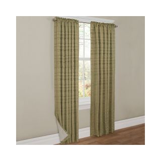 Thermal Shield Francesca Rod Pocket Curtain Panel, Green