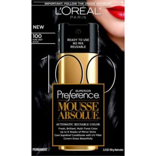 LOreal Paris Superior Preference Mousse Absolue Reusable Hair Color   100 Pure