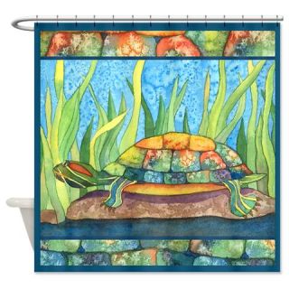  Tie Dye Turtle Watercolor Shower Curtain  Use code FREECART at Checkout