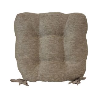 18 Chenille Chair Pad, Linen