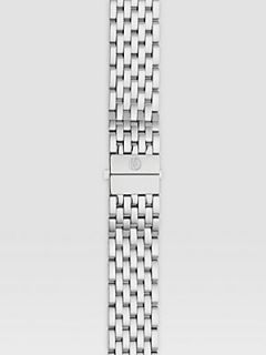 Michele Watches 18MM Stainless Steel Bracelet   Silver