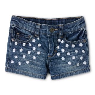 ARIZONA Daisy Embroidered Shorts Girls 12m 6y, Holey Vintage, Holey Vintage,