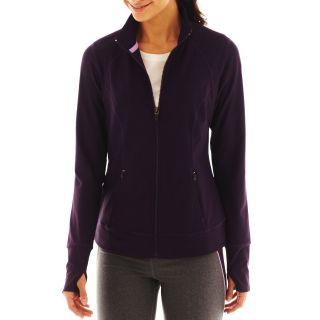 Xersion Moss Jacket   Talls, Purple, Womens