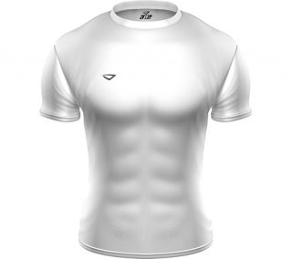 3N2 KZONE Cool Short Sleeve Tight   White Athletic Apparel