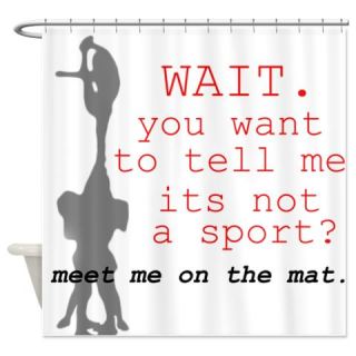  Meet Me on the Mat Shower Curtain  Use code FREECART at Checkout