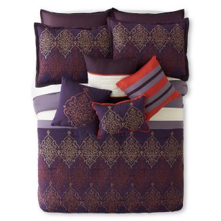 Home Expressions Adira 10 pc. Comforter Set, Purple