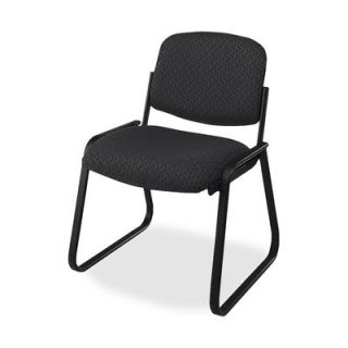 OSP Furniture Deluxe Sled Base Chair OSPV442074 Seat Color Black