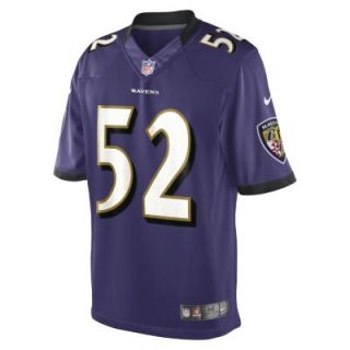 NFL Baltimore Ravens (Ray Lewis) Mens Football Home Limited Jersey   New Orchid