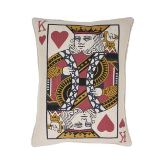King or Queen Card Oblong Decorative Pillow