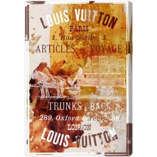 Oliver Gal Articles De Voyage Vintage Advertisement on Canvas 10350_16x24/103