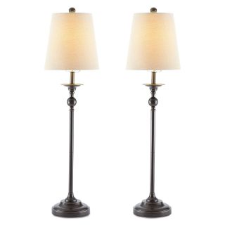 JCP Home Collection  Home Set of 2 Oil Rubbed Bronze Buffet Lamps, Oil