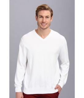 TailorByrd Frank V Neck Sweater Mens Sweater (White)