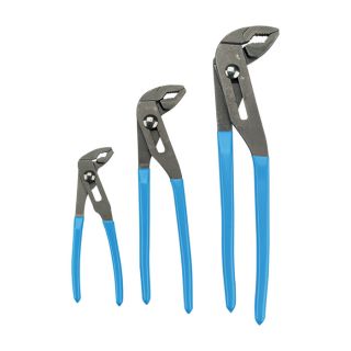 Channellock Griplock Tongue and Groove Pliers   6 1/2 Inch, 9 1/2 Inch and 12
