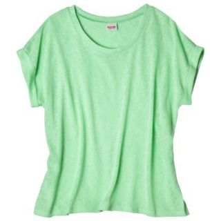 Mossimo Supply Co. Juniors Plus Size Split Back Top   Lime Green 1