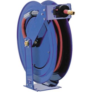 Coxreels Heavy Duty Spring Driven Fuel Hose Reel   Holds a 3/4 Inch x 50ft.
