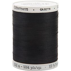 Guterman Black Sew all Thread (BlackMaterials PolyesterPackage includes one spoolDimensions 1094yd/1000m spoolImported )