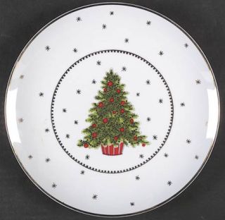 George Good Christmas Tree (Smooth) Dinner Plate, Fine China Dinnerware   Tree C