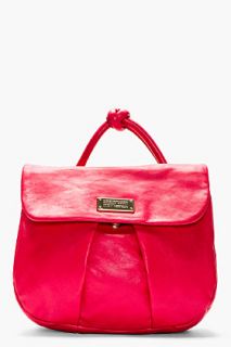 Marc By Marc Jacobs Fuchsia Leather Marchive Backpack