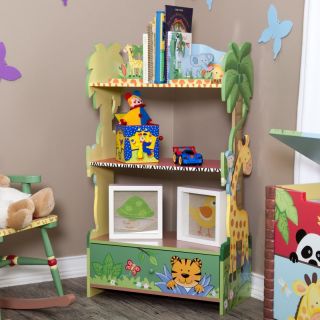 Teamson Design Sunny Safari Bookcase Multicolor   W 8268A