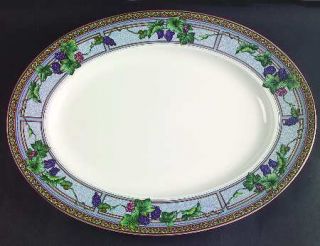Mikasa Royal Harvest 15 Oval Serving Platter, Fine China Dinnerware   Stoneware