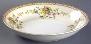 National China (Japan) Patricia Coupe Soup Bowl, Fine China Dinnerware   Floral,