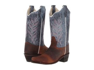 Old West Kids Boots Western Snip Toe Boot Cowboy Boots (Gray)
