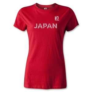 FIFA Confederations Cup 2013 Womens Japan T Shirt (Red)